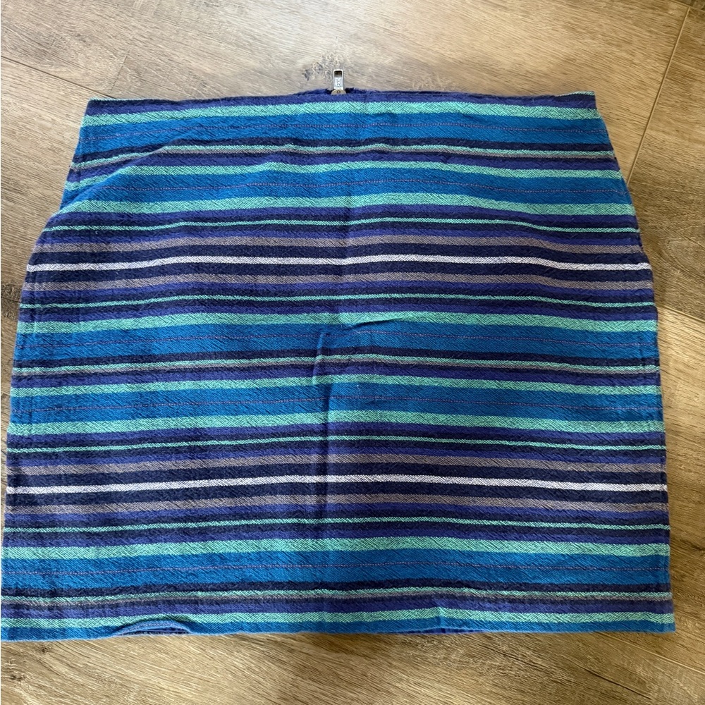 Two GAP mini skirts - Vibrant Striped Mini Skirt & Aztec pattern skirt